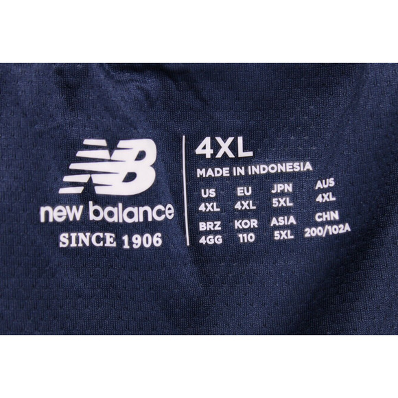New Balance Men's 4XL Impact Run Lined Short Pockets/Drawstring Navy NEW - Picture 8 of 8